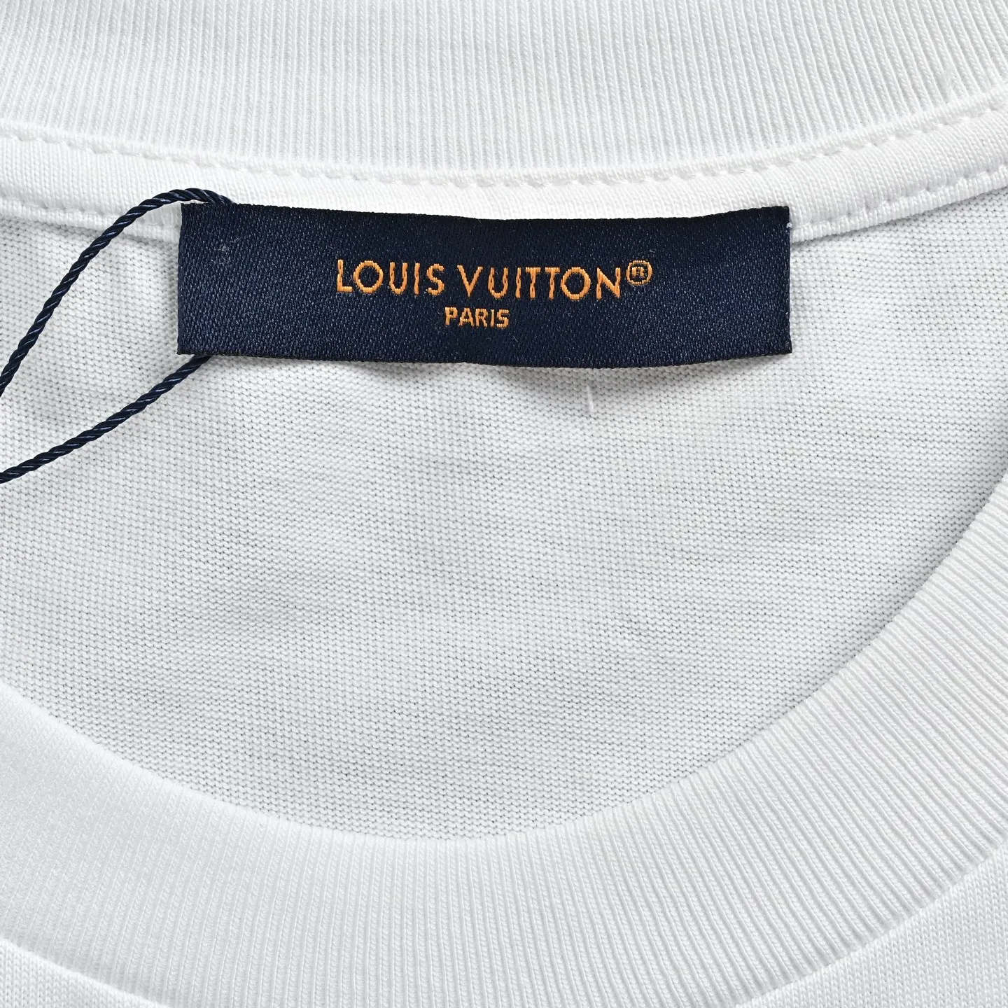 Louis Vuitton/Louis Vuitton gold flower signature embroidered short sleeves